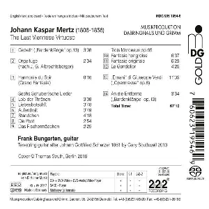 Pochette Johann Kaspar Mertz: The Last Viennese Virtuoso