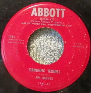 Pochette de Drinking Tequila / Red Eyed and Rowdy de Jim Reeves