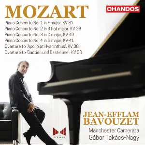 Pochette de Piano Concertos, Vol. 10 de Gábor Takács‐Nagy - Jean-Efflam Bavouzet - Wolfgang Amadeus Mozart - Manchester Camerata