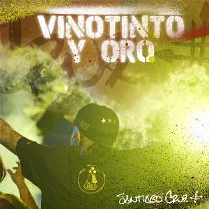 Pochette de Vinotinto y oro de Santiago Cruz