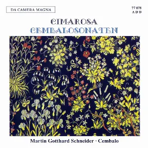 Pochette de Cembalosonaten de Domenico Cimarosa