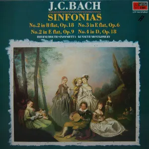 Pochette de Sinfonias de Johann Christian Bach - Bournemouth Sinfonietta