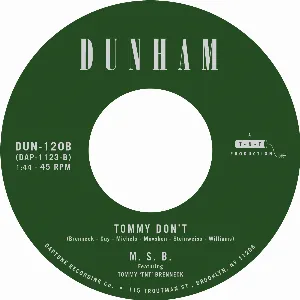 Pochette There's a New Day Coming / Tommy Don't