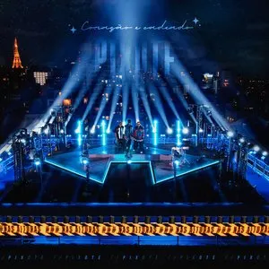 Pochette de Coração e Cadeado de Pixote