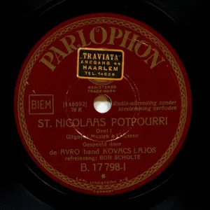 Pochette de St. Nicolaas potpourri de Bob Scholte