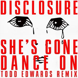 Pochette de She's Gone, Dance On (Todd Edwards remix) de Disclosure