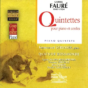 Pochette Quintettes pour piano et cordes
