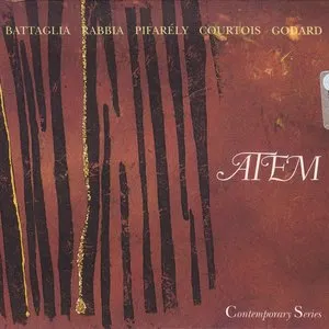 Pochette de Atem de Stefano Battaglia - Michel Godard - Vincent Courtois - Michele Rabbia