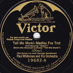Pochette de Tell Me More! / Why Do I Love You? de Paul Whiteman and His Orchestra