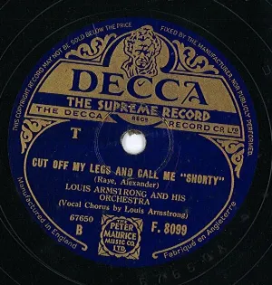 Pochette de Wolverine Blues / Cut Off My Legs and Call Me "Shorty" de Louis Armstrong & His Orchestra