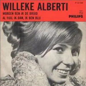 Pochette de Morgen ben ik de bruid / Al huil ik dan, ik ben blij de Willeke Alberti