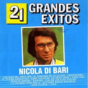 Pochette de 21 grandes éxitos de Nicola Di Bari