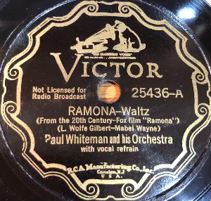Pochette de Ramona / Under the Mellow Moon de Paul Whiteman and His Orchestra