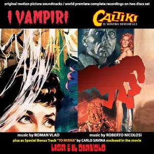 Pochette de I Vampiri / Caltiki - Il Mostro Immortale de Carlo Savina