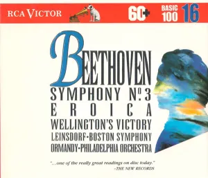 Pochette de Symphony No. 3 "Eroica" / Wellington's Victory de Ludwig van Beethoven - Erich Leinsdorf - Boston Symphony Orchestra - Eugene Ormandy - The Philadelphia Orchestra