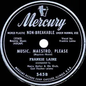 Pochette de Music, Maestro, Please / Dream a Little Dream of Me de Frankie Laine