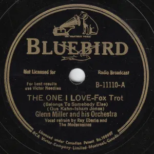 Pochette de The One I Love / Sun Valley Jump de Glenn Miller and His Orchestra