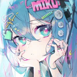 Pochette de ぐちゃぐちゃぬるぽ de Hatsune Miku