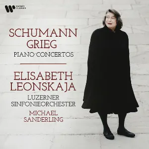 Pochette de Schumann & Grieg: Piano Concertos de Luzerner Sinfonieorchester - Michael Sanderling - Elisabeth Leonskaja