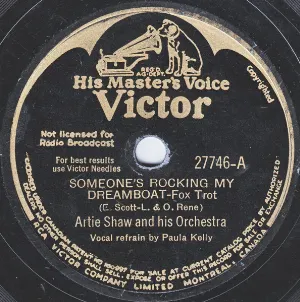 Pochette de Someone's Rocking My Dreamboat / I Don't Want to Walk Without You de Artie Shaw and His Orchestra