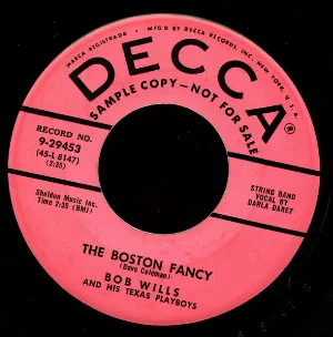 Pochette de The Boston Fancy / Faded Love de Bob Wills and His Texas Playboys