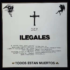 Pochette de Todos están muertos de Ilegales