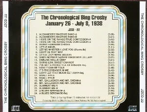Pochette The Chronological Bing Crosby, Volume 22:1938