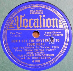 Pochette de Don't Let the Rhythm Go to Your Head / Moten Stomp de Fletcher Henderson and His Orchestra