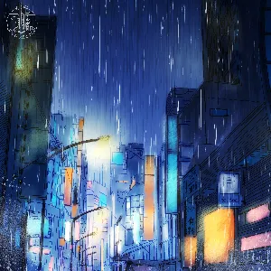 Pochette de Rain on 7th Ave de softy