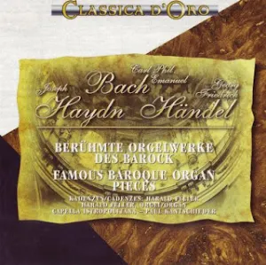 Pochette Berühmte Orgelwerke des Barock (Famous Baroque Organ Pieces)