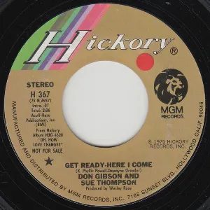 Pochette de Get Ready-Here I Come de Sue Thompson - Don Gibson