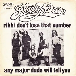Pochette Rikki Don’t Lose That Number / Any Major Dude Will Tell You