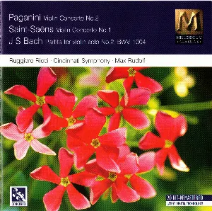 Pochette Paganini: Violin Concerto no. 2 / Saint-Sains: Violin Concerto no. 1 / J. S. Bach: Partita for Violin Solo no. 2, BWV 1004
