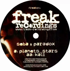 Pochette de Planets…Stars / Kali de Paradox - Seba