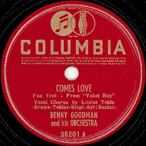 Pochette de Comes Love / Rendezvous Time in Paree de Benny Goodman and His Orchestra