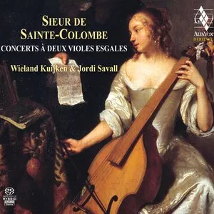 Pochette de Concerts à deux violes esgales de Jean de Sainte-Colombe - Jordi Savall - Wieland Kuijken