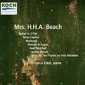 Pochette de Mrs. H.H.A. Beach de Amy Beach