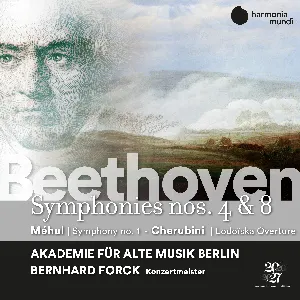 Pochette Beethoven: Symphonies Nos. 4 & 8 / Méhul: Symphony no. 1 / Cherubini: Lodoïska Overture