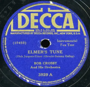 Pochette de Elmer's Tune / The Angels Came Thru de Bob Crosby and His Orchestra