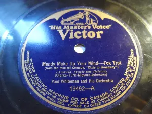Pochette de Mandy Make Up Your Mind / The Pal That I Love Stole the Girl That I Loved de Paul Whiteman and His Orchestra