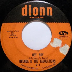 Pochette de (You Gave Me) A Reason to Live / Hey Boy de Brenda & the Tabulations
