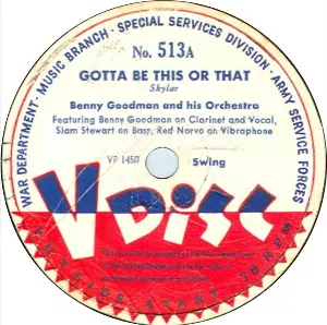 Pochette de Gotta Be This or That / Bahama Joe / Nobody but Me de Benny Goodman and His Orchestra