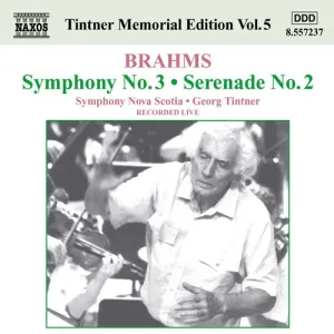 Pochette de Symphony no. 3 / Serenade no. 2 de Johannes Brahms - Georg Tintner