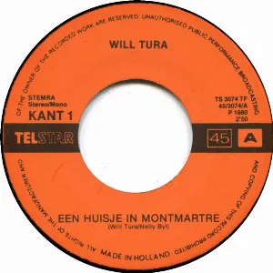 Pochette de Een huisje in Montmartre / Speel bouzouki de Will Tura
