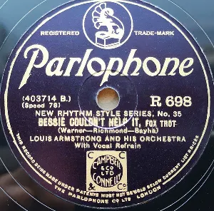 Pochette de Bessie Couldn't Help It / Down Georgia Way de Louis Armstrong & His Orchestra