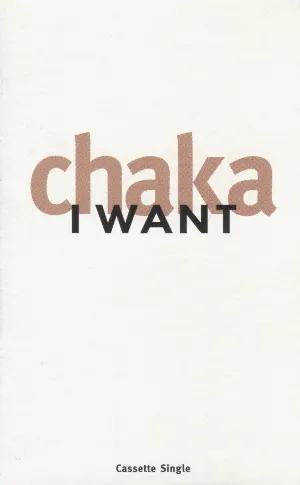 Pochette de I Want de Chaka Khan