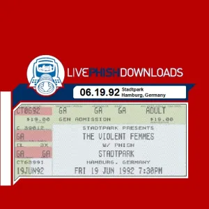 Pochette de 1992-06-19: Stadtpark, Hamburg, DE de Phish