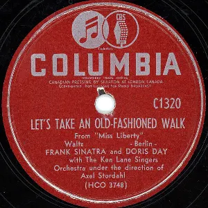 Pochette Let's Take an Old-Fashioned Walk / Just One Way to Say I Love You