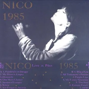 Pochette de Live in Pécs 1985 de Nico