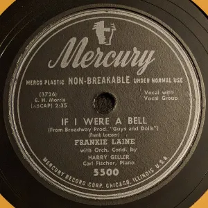 Pochette de If I Were a Bell / Sleepy Ol' River de Frankie Laine